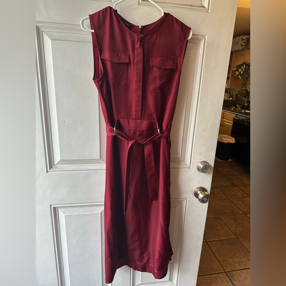 Ted Baker Deep Red Midi Dress